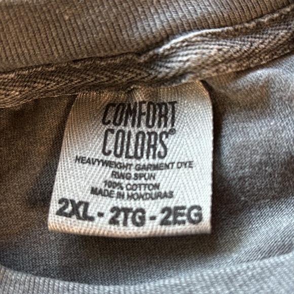 Comfort Colors Grey Cotton T-Shirt Luna Lovegood XXL Plus Size - Picture 5 of 6